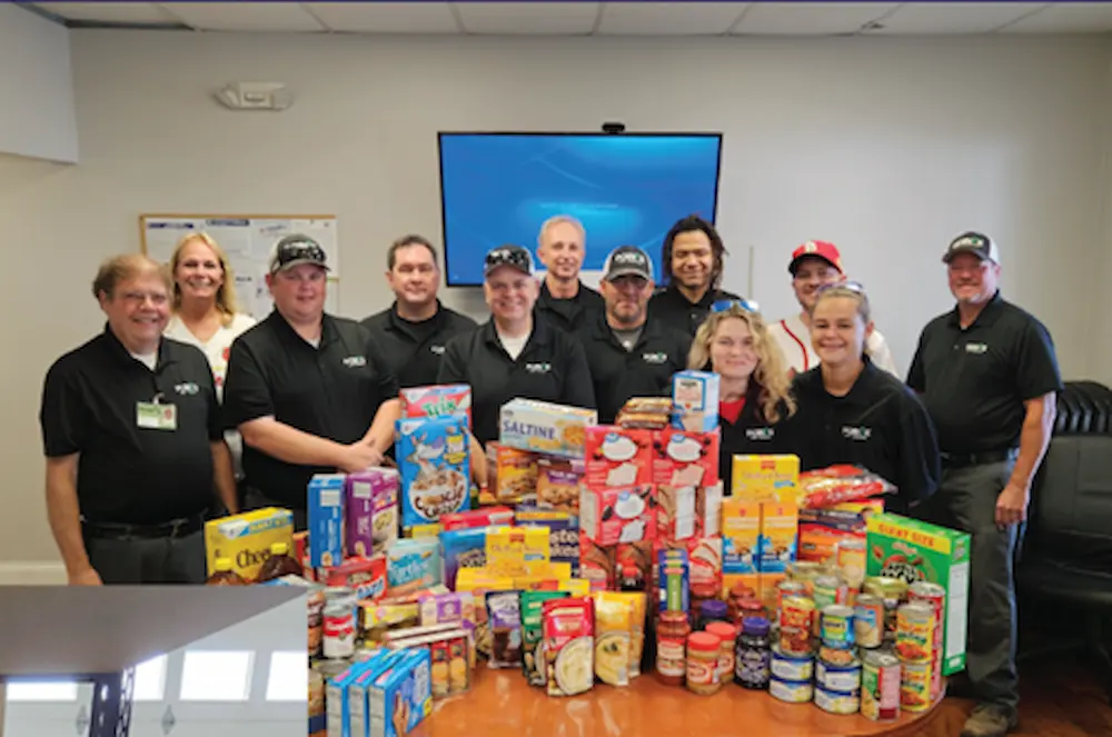 Pointe Pest Controls food drive program